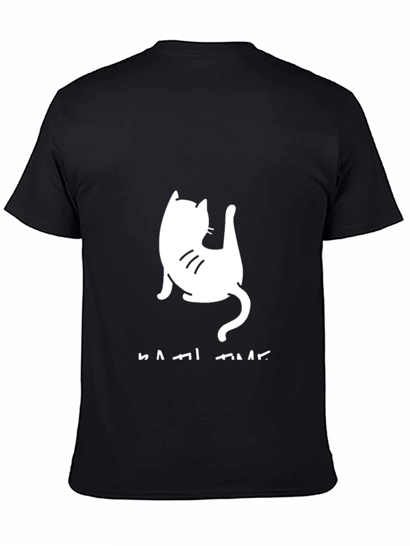 Black Cat Bath Time Graphic Tee