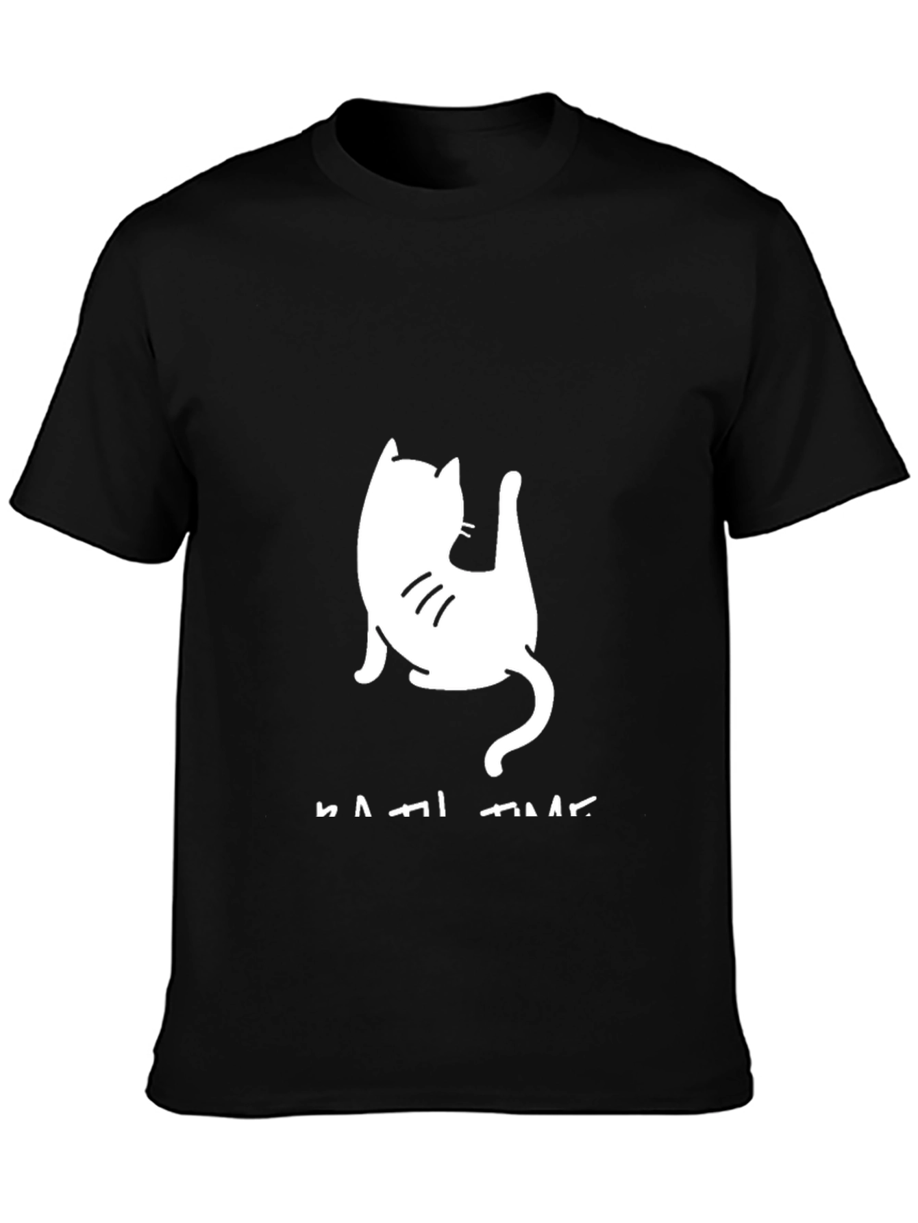 Black Cat Bath Time Graphic Tee