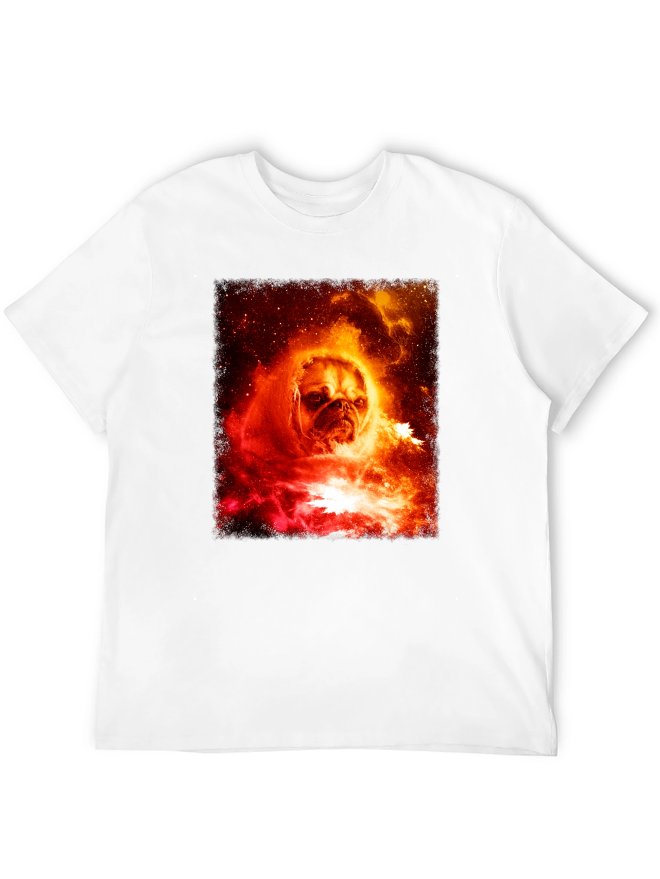 Pug Nebula Graphic Tee - Black