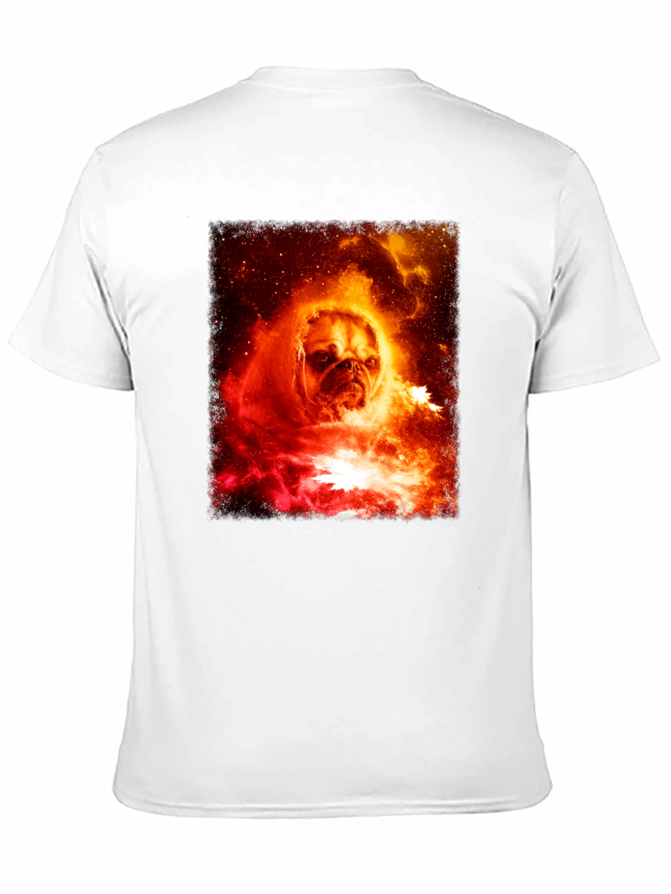 Pug Nebula Graphic Tee - Black