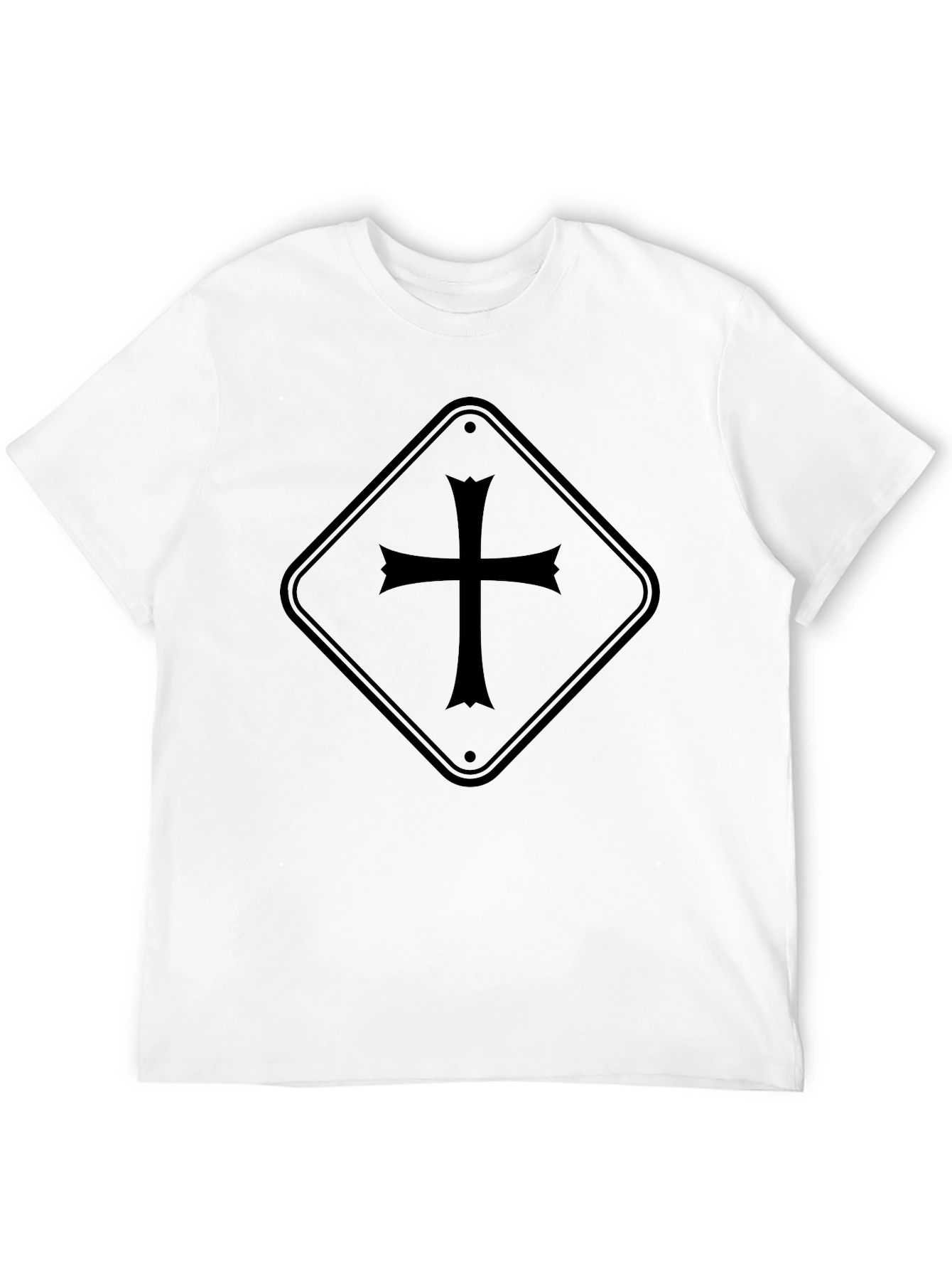Cross Graphic T-Shirt - Black