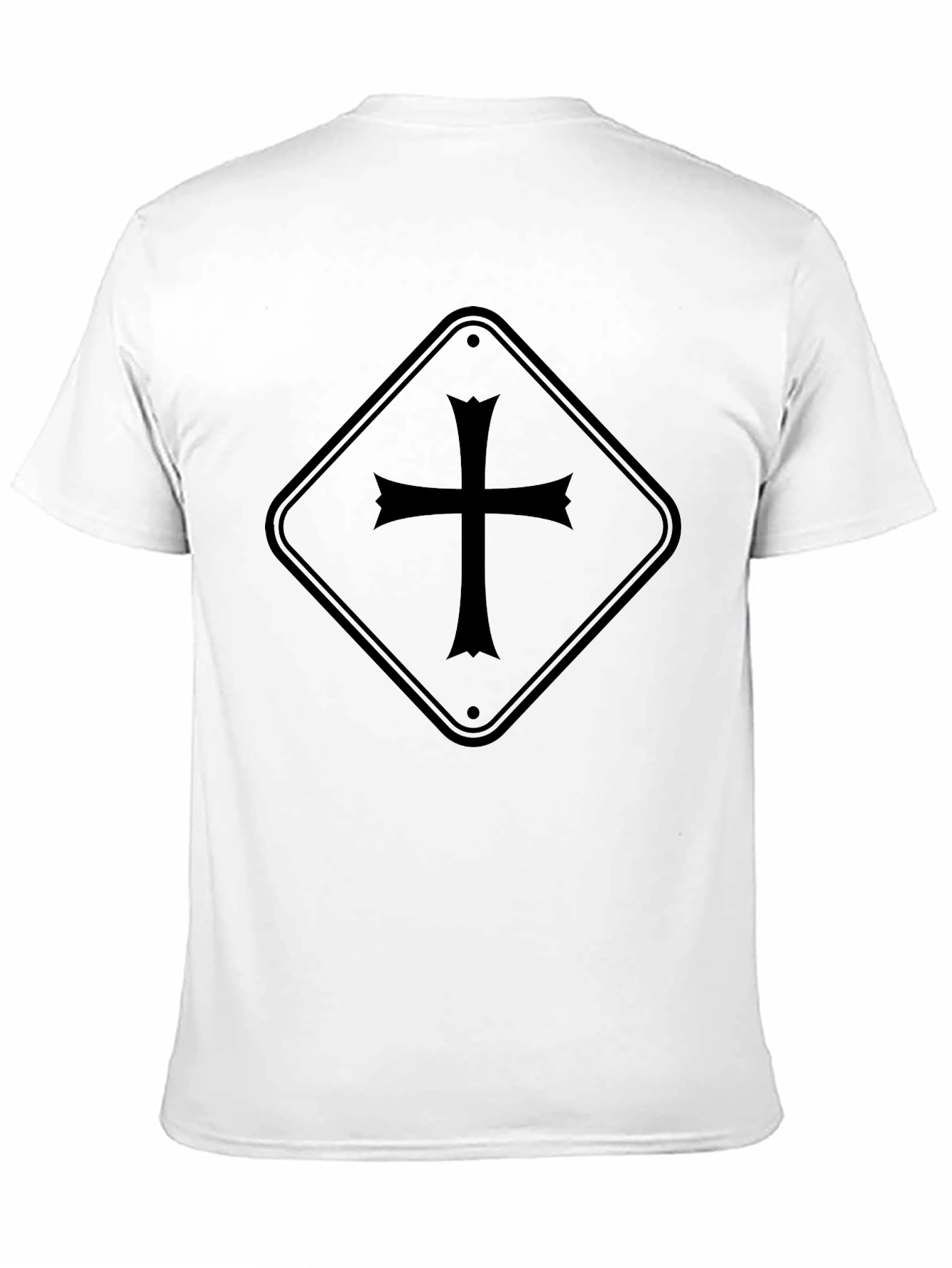 Cross Graphic T-Shirt - Black