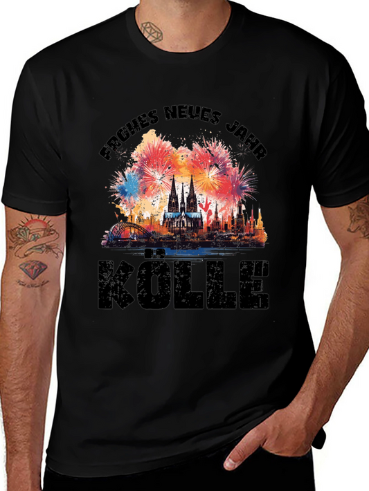 Frohes Neues Jahr Kölle T-Shirt - Cologne New Year