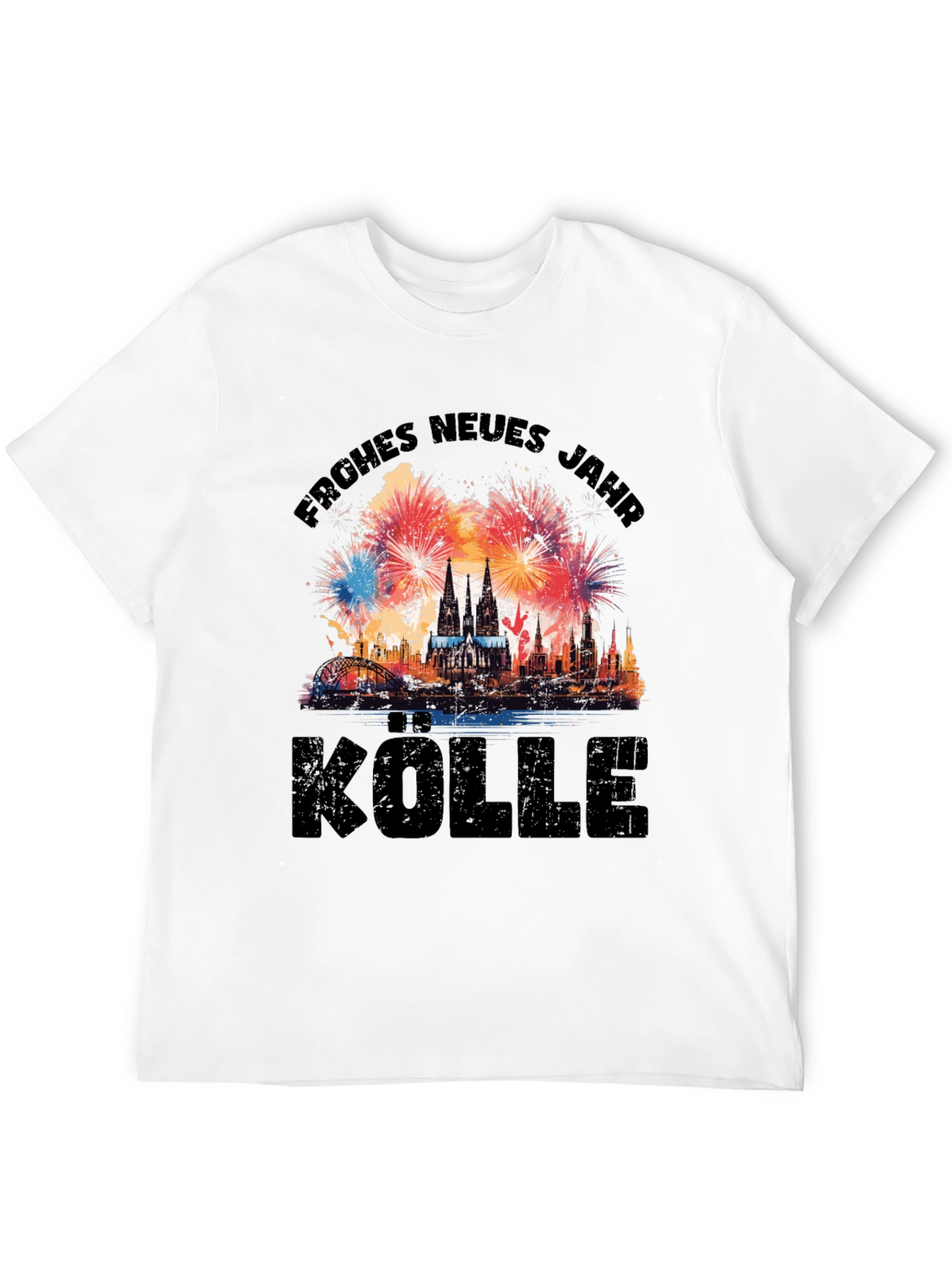 Frohes Neues Jahr Kölle T-Shirt - Cologne New Year