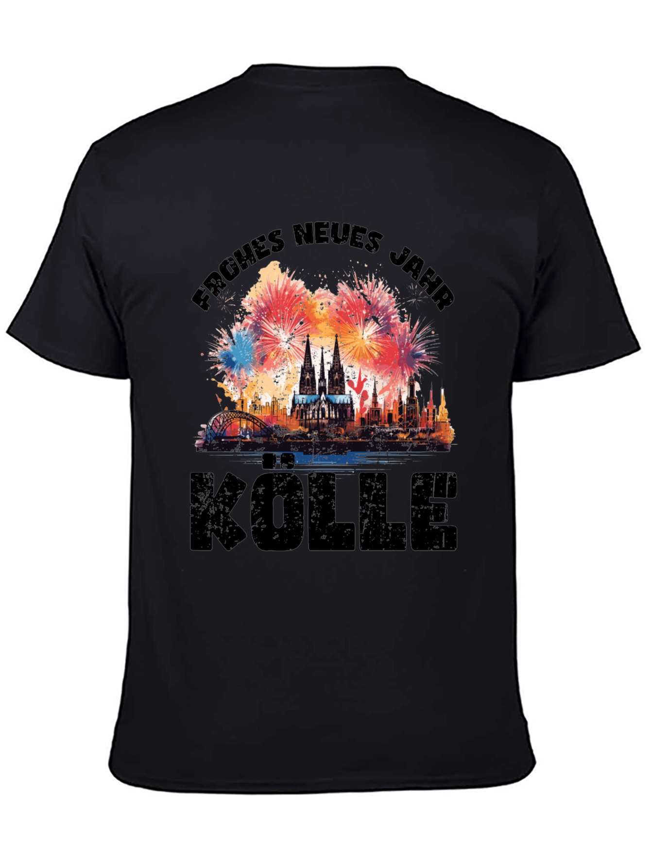Frohes Neues Jahr Kölle T-Shirt - Cologne New Year