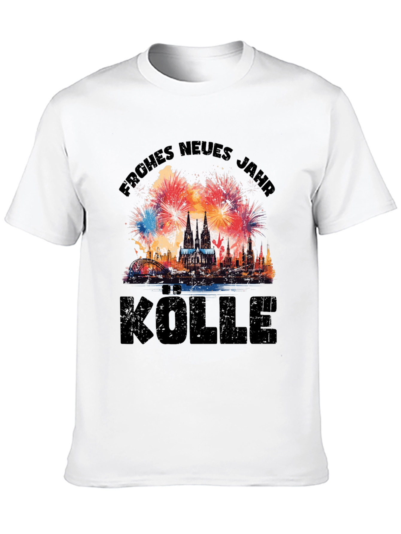 Frohes Neues Jahr Kölle T-Shirt - Cologne New Year