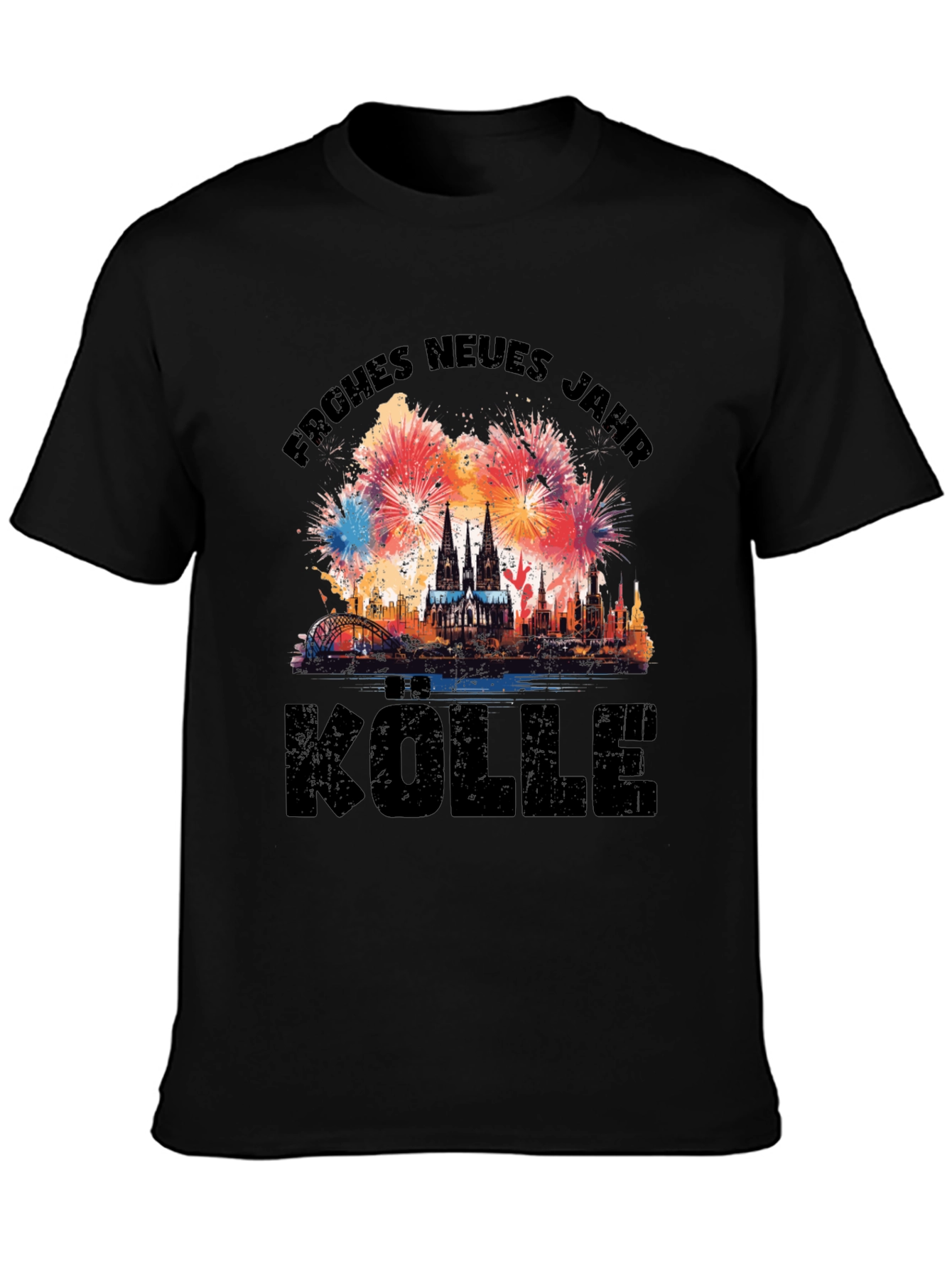Frohes Neues Jahr Kölle T-Shirt - Cologne New Year