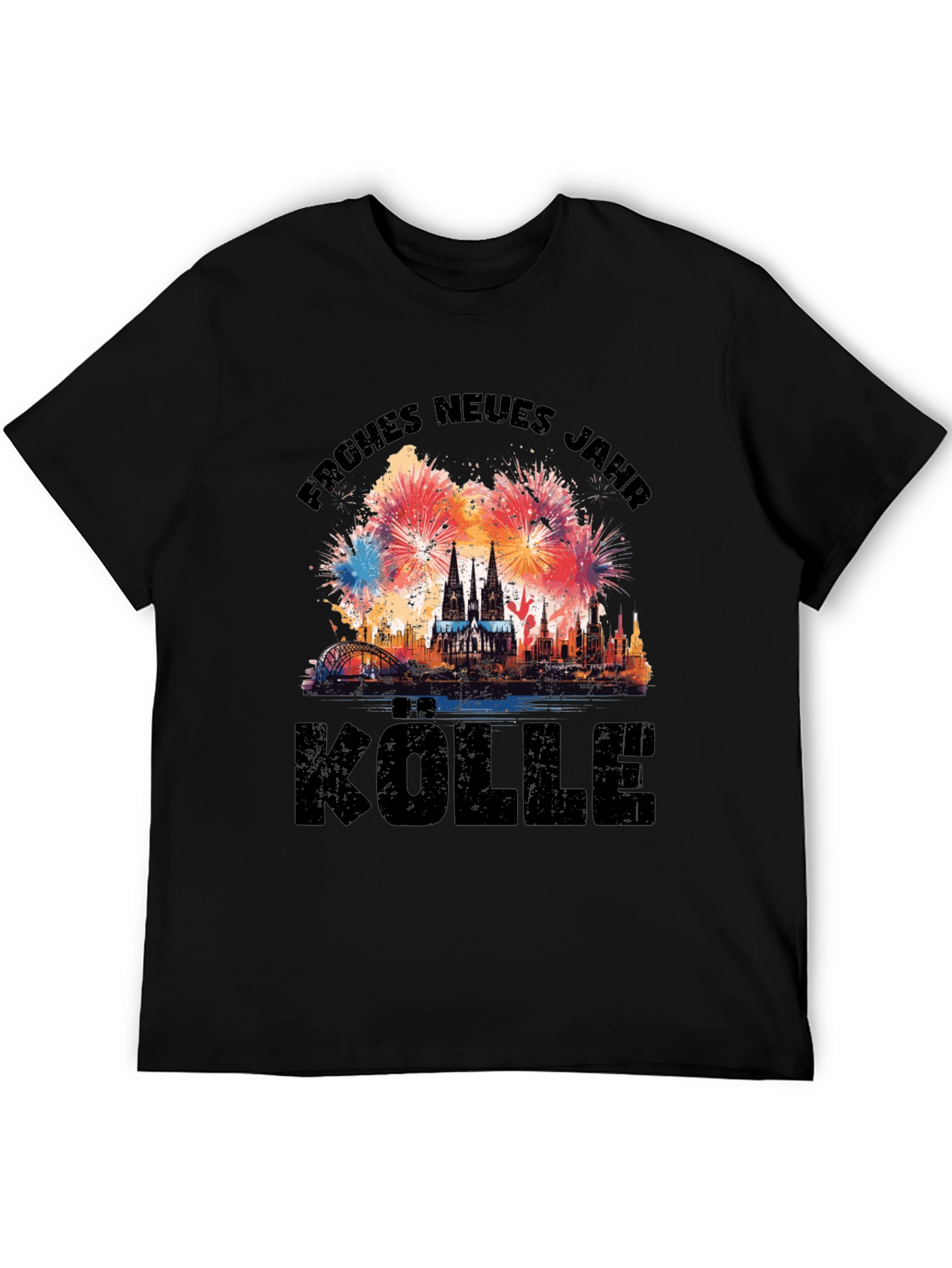 Frohes Neues Jahr Kölle T-Shirt - Cologne New Year