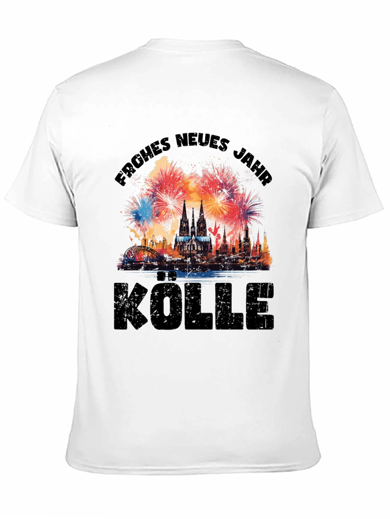 Frohes Neues Jahr Kölle T-Shirt - Cologne New Year