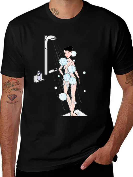 Shower Time Graphic T-Shirt