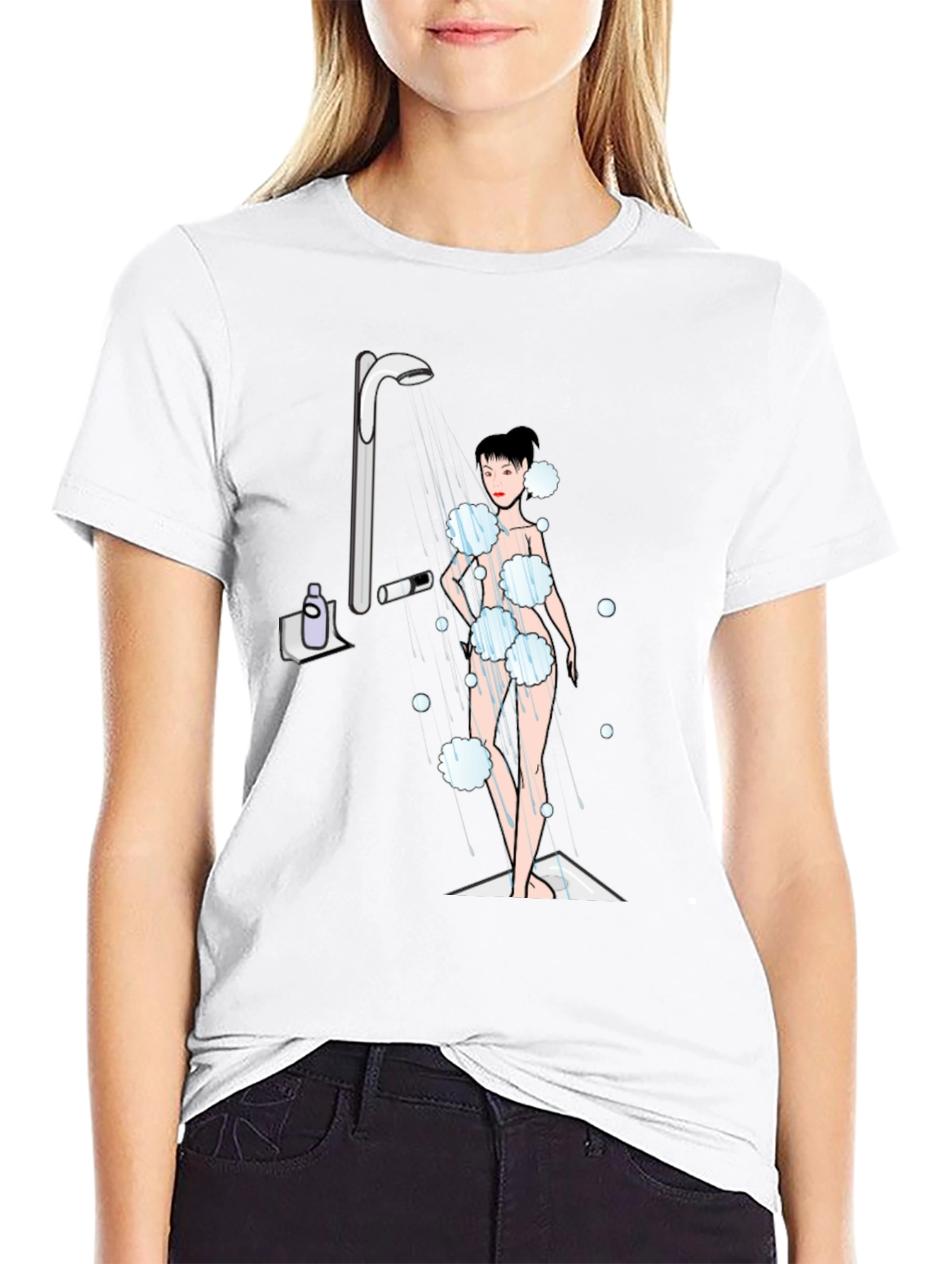 Shower Time Graphic T-Shirt