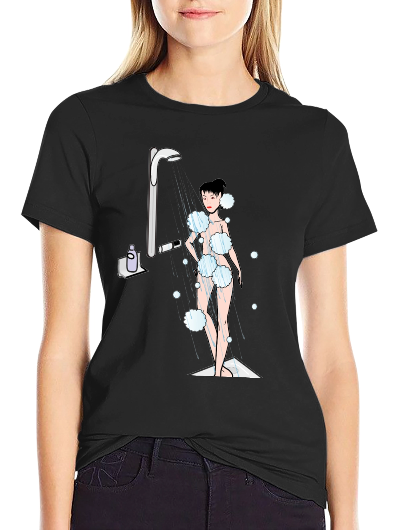 Shower Time Graphic T-Shirt