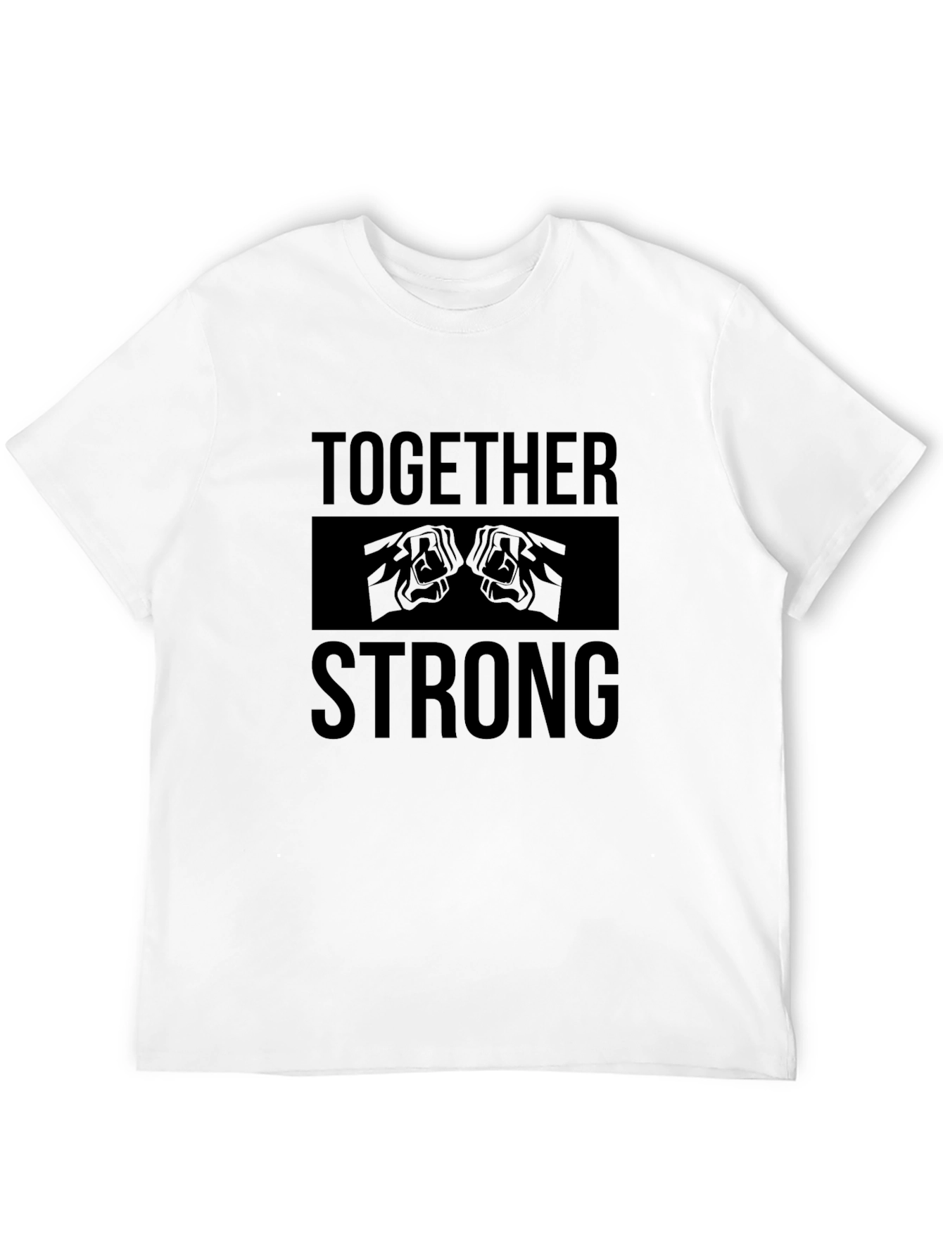 Together Strong Graphic Tee - Black