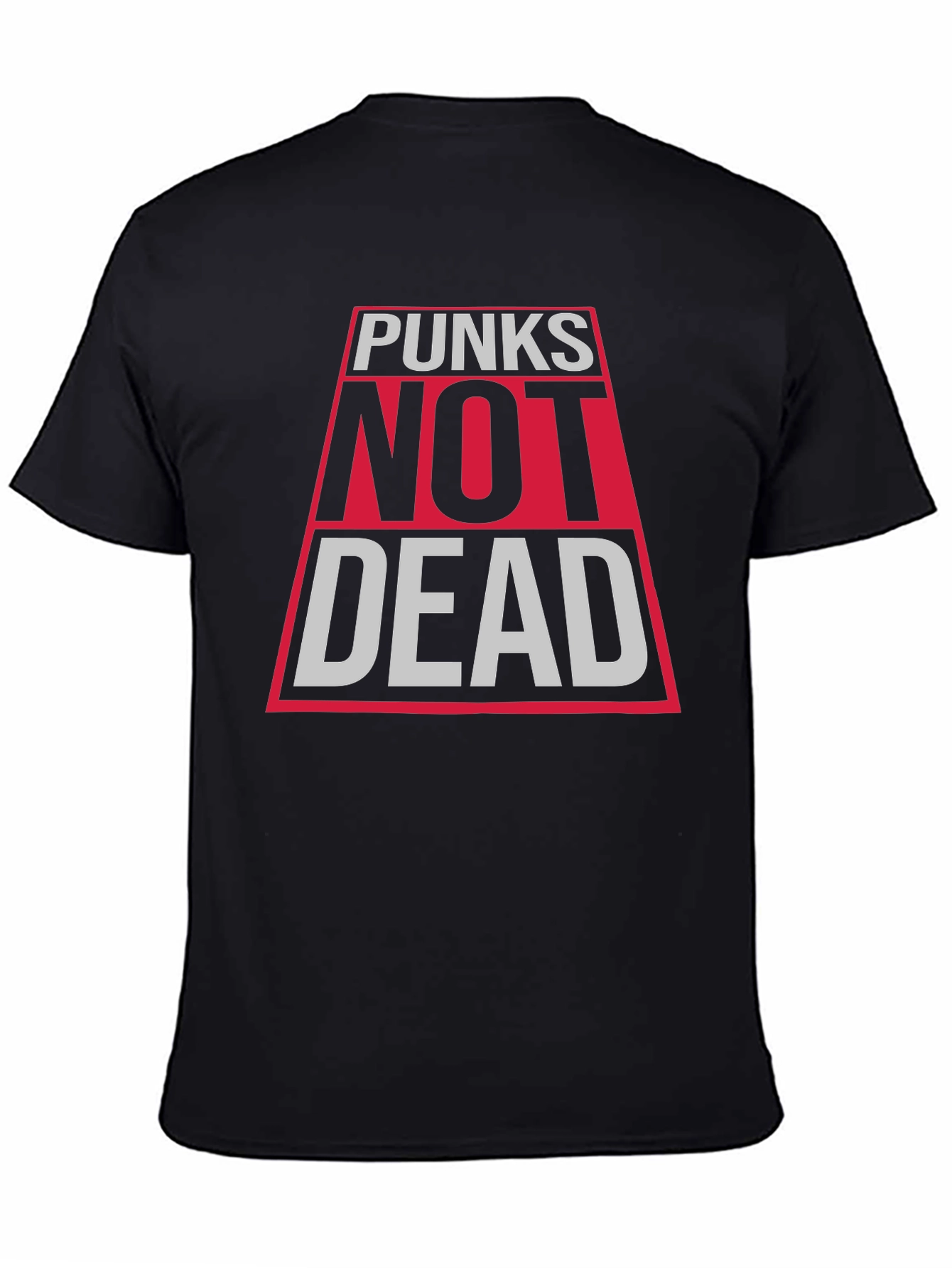 Punks Not Dead Graphic Tee - Black