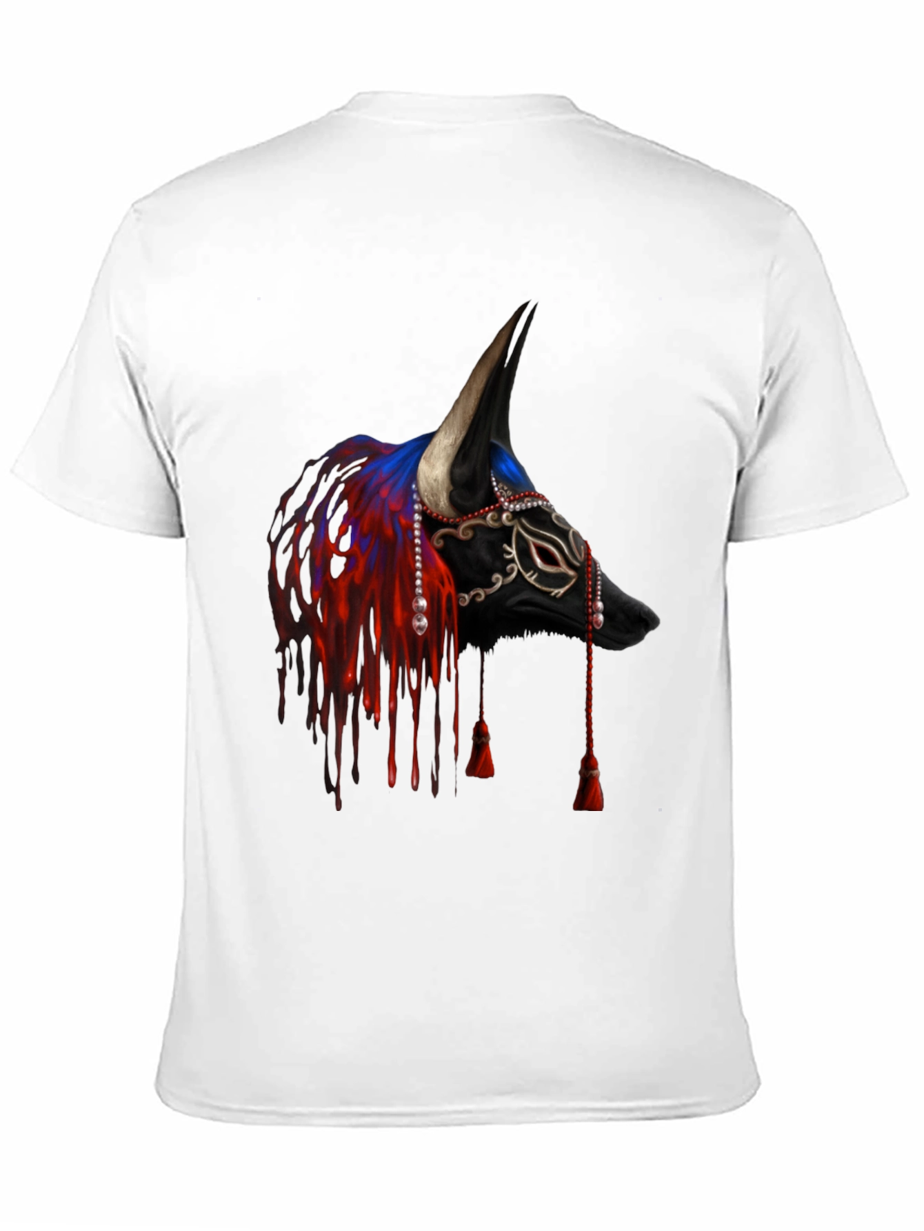 Black Bull Mask T-Shirt - Unique Graphic Tee