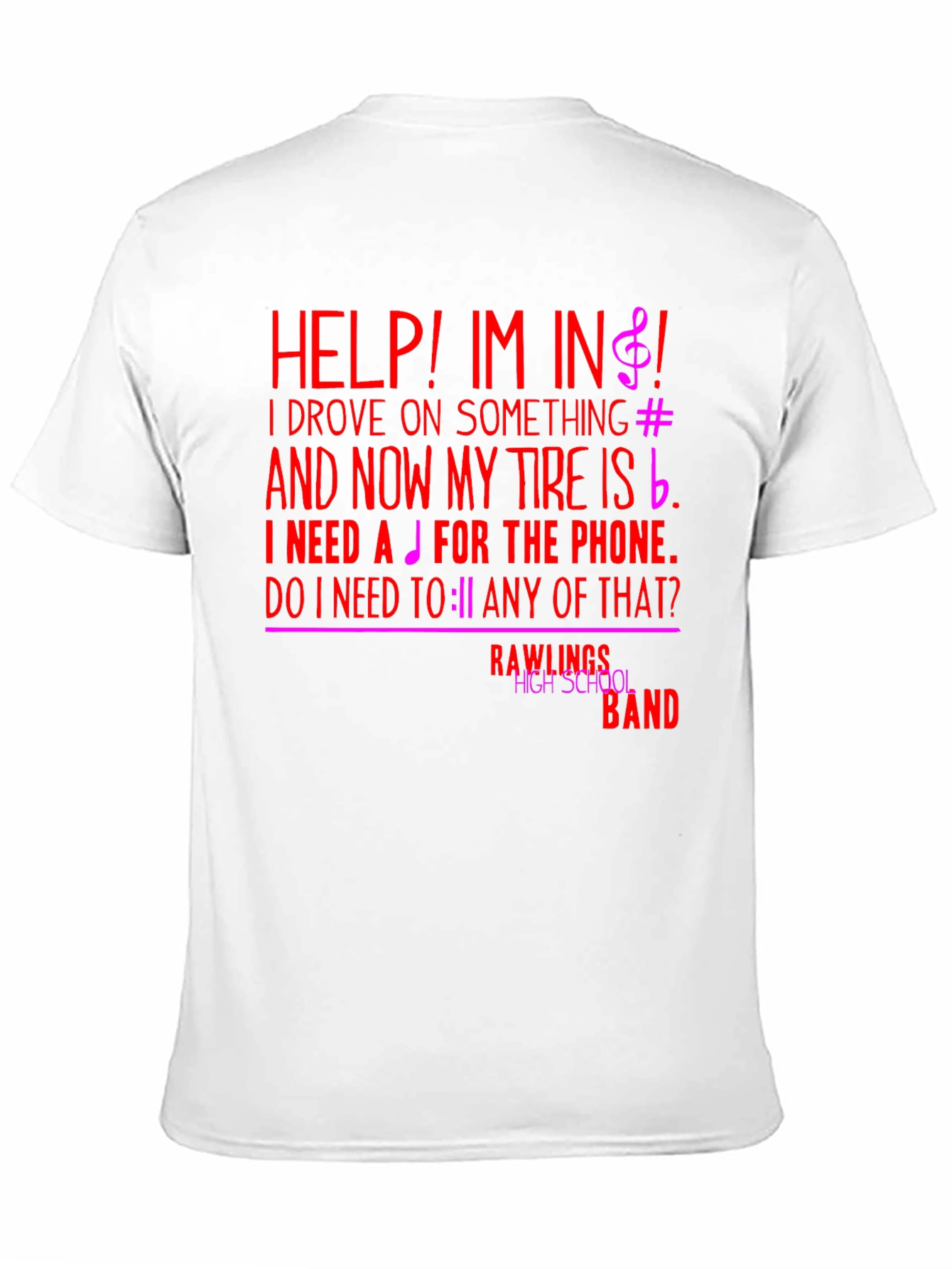 Funny Music Note T-Shirt