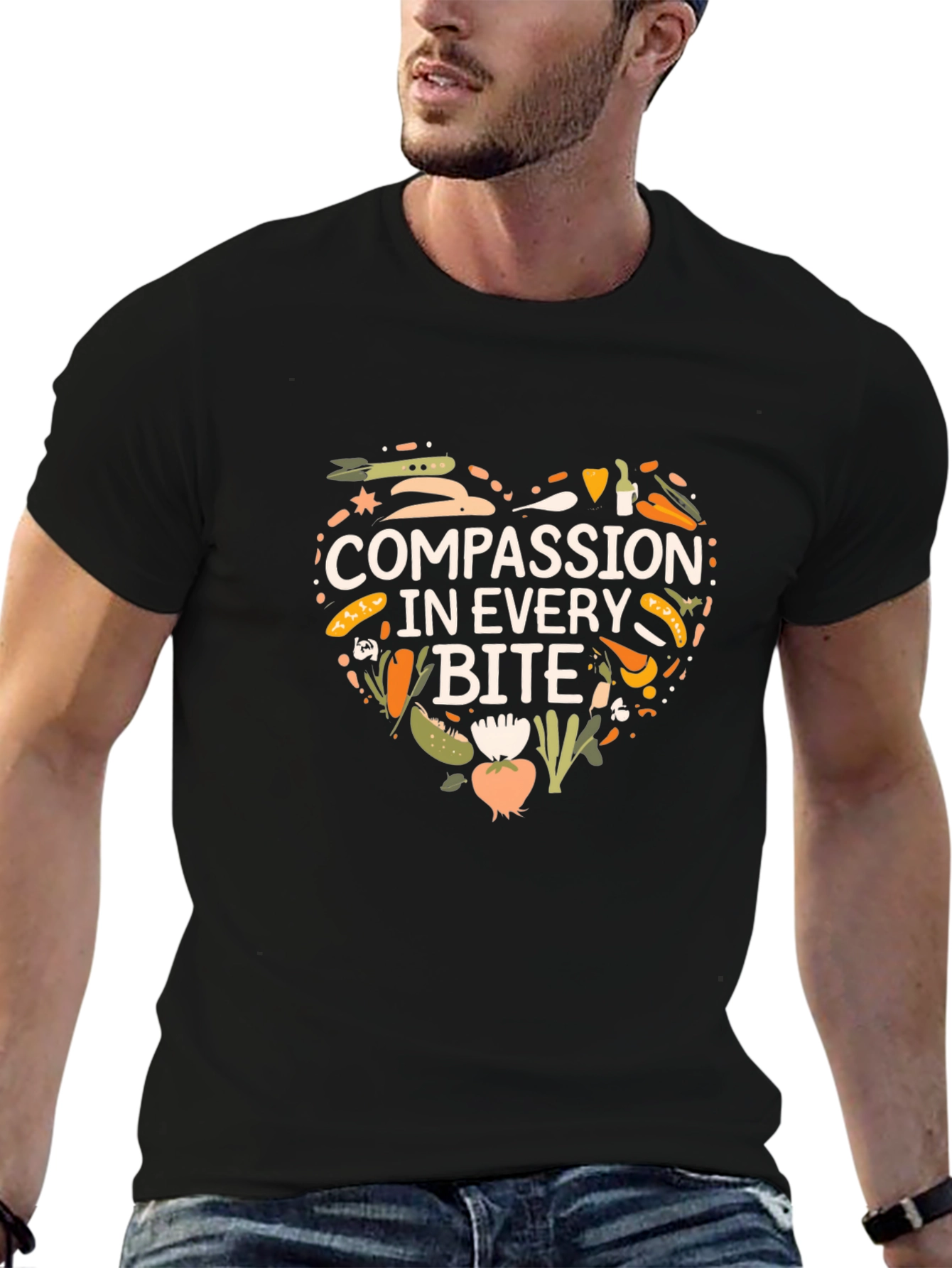 Compassion in Every Bite Vegan T-Shirt