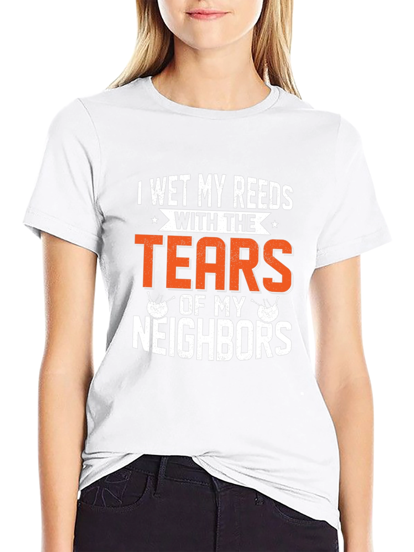 Funny Bagpipe T-Shirt - Tears of my Neighbors