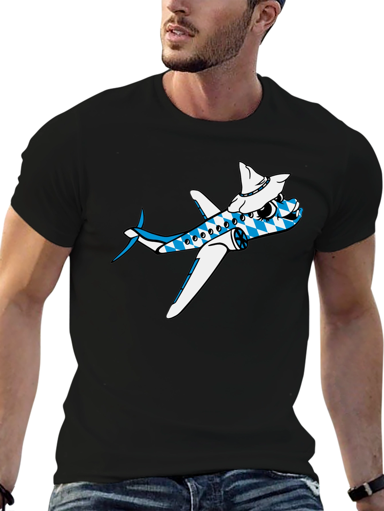 Cartoon Airplane Tee