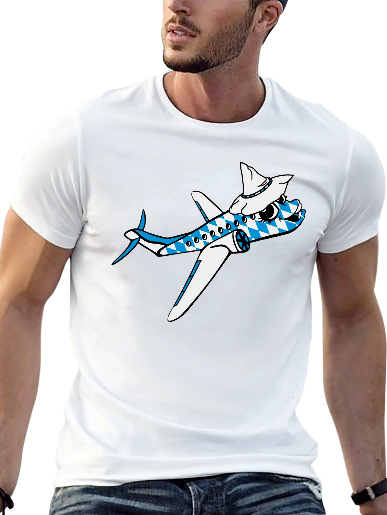 Cartoon Airplane Tee
