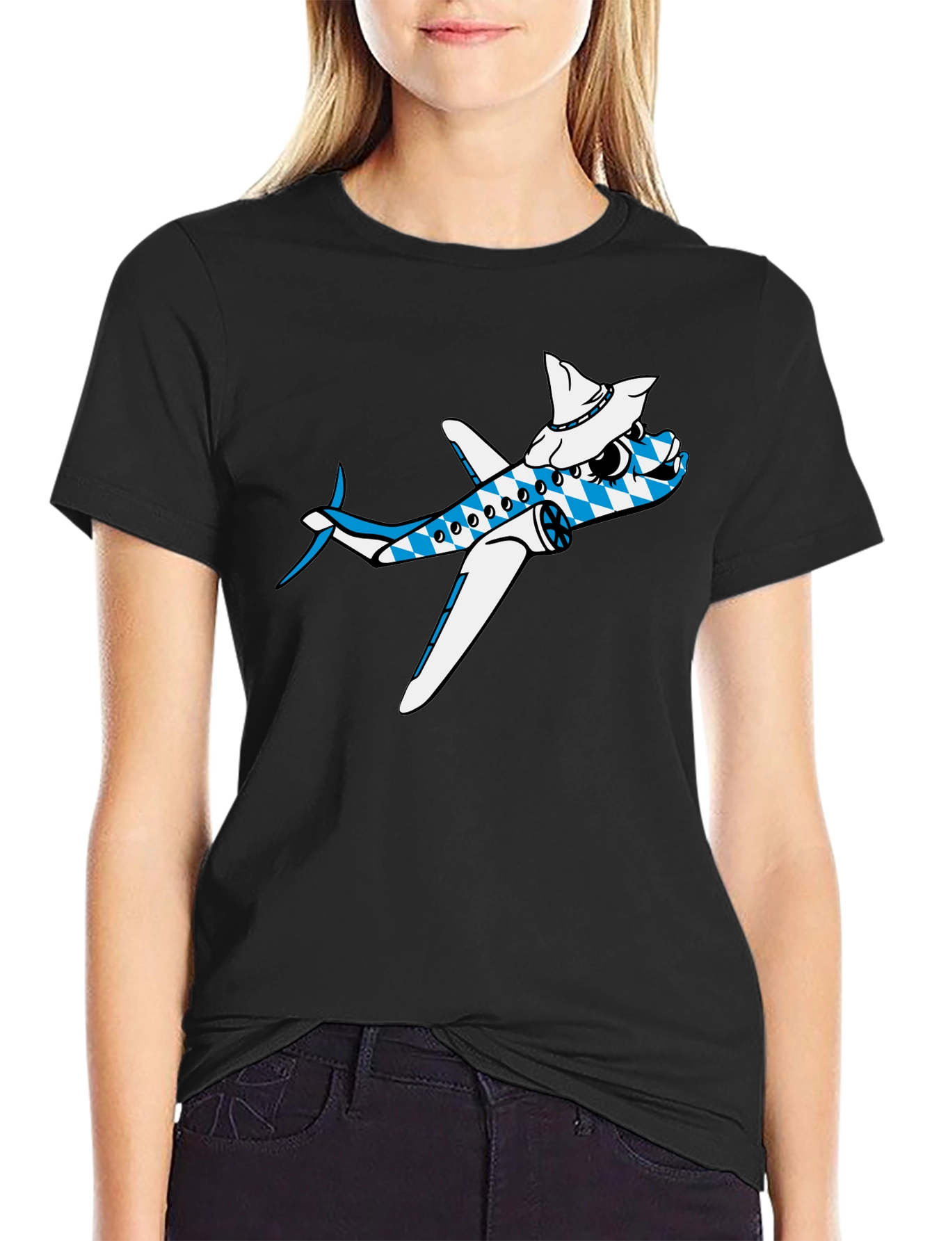 Cartoon Airplane Tee