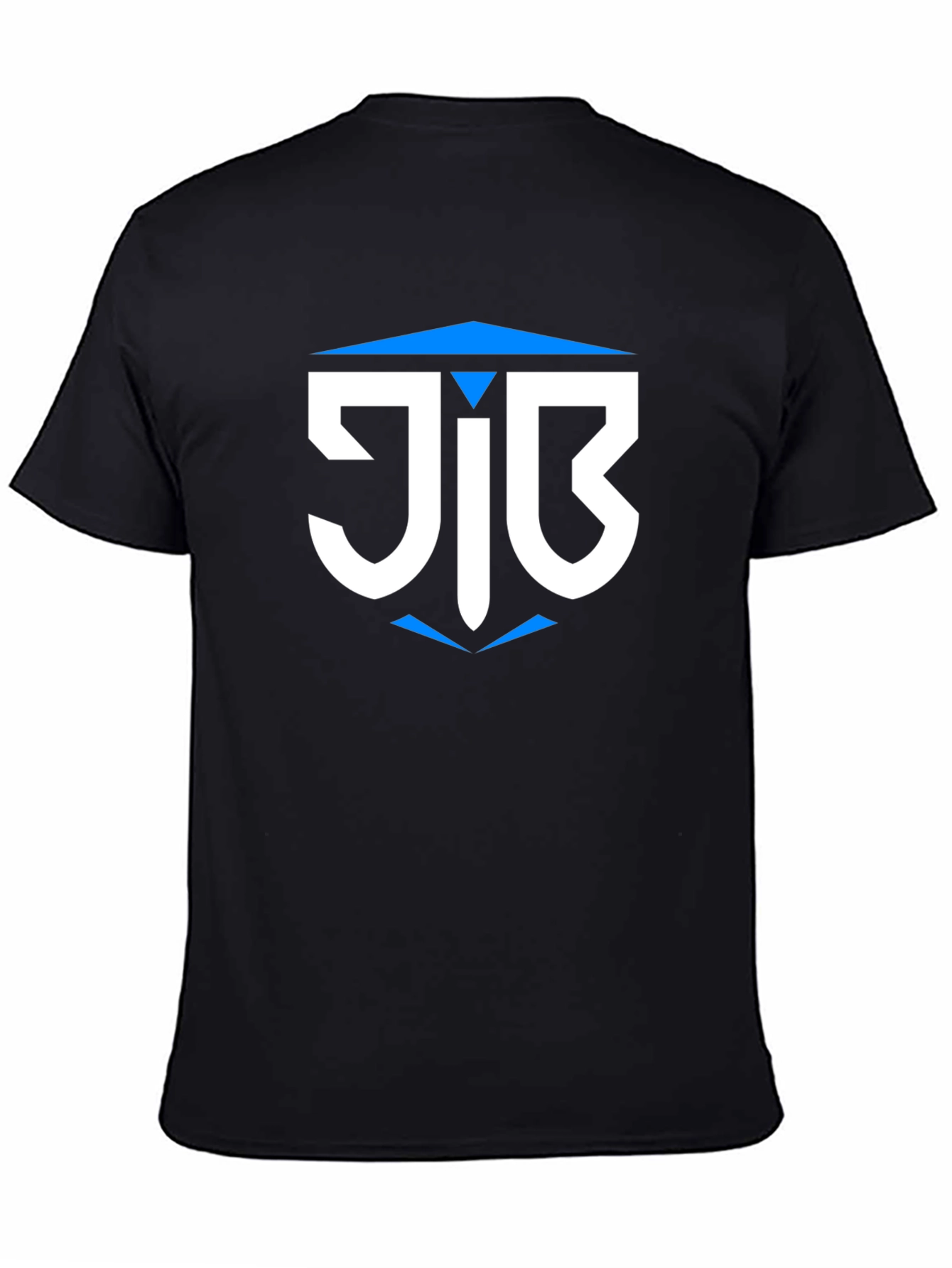 Geometric Logo Tee - Mens Black Graphic T-Shirt