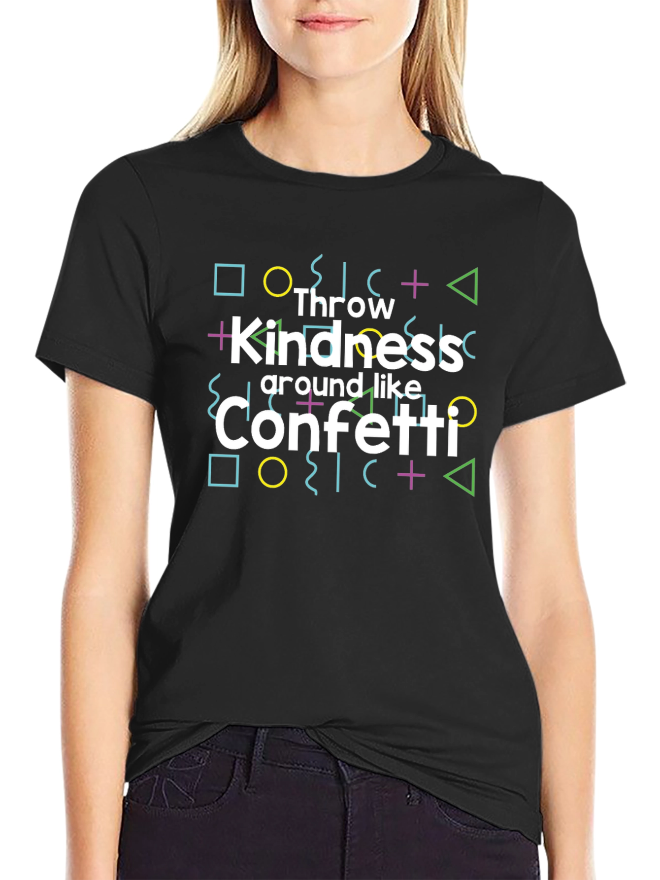 Kindness Confetti Graphic Tee - Spread Joy!