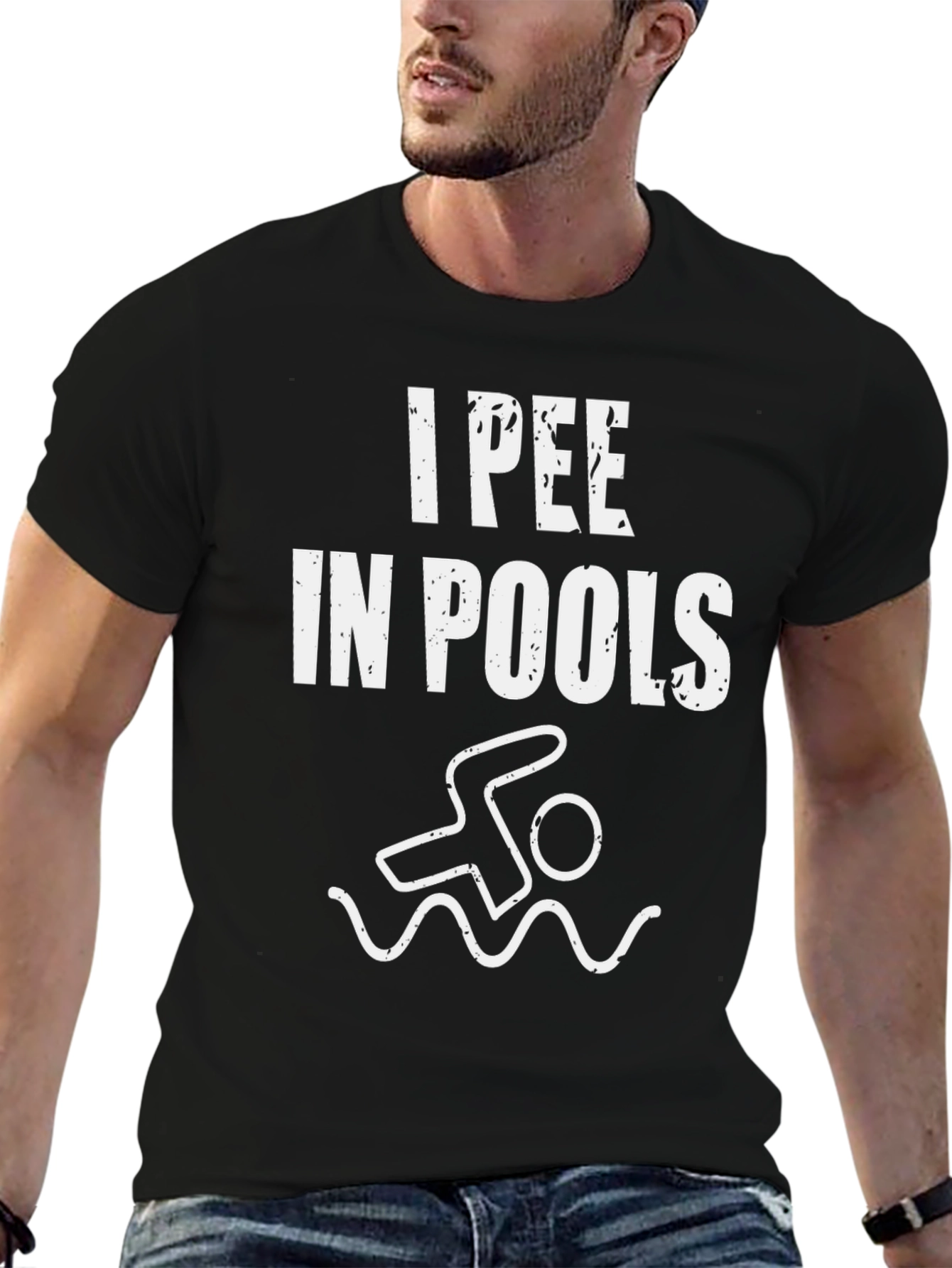 I Pee In Pools Graphic T-Shirt