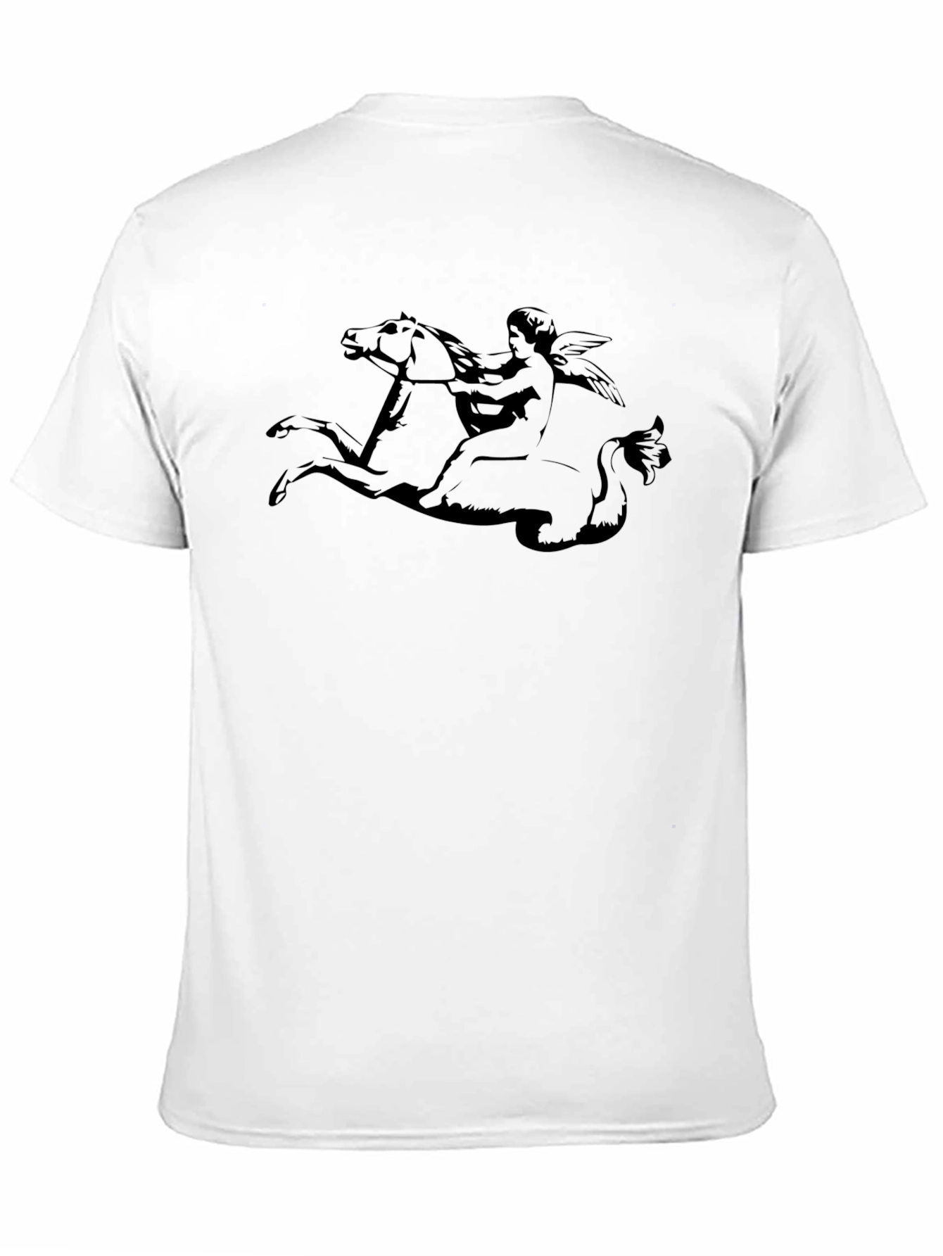 Mythical Creature Graphic Tee - Black