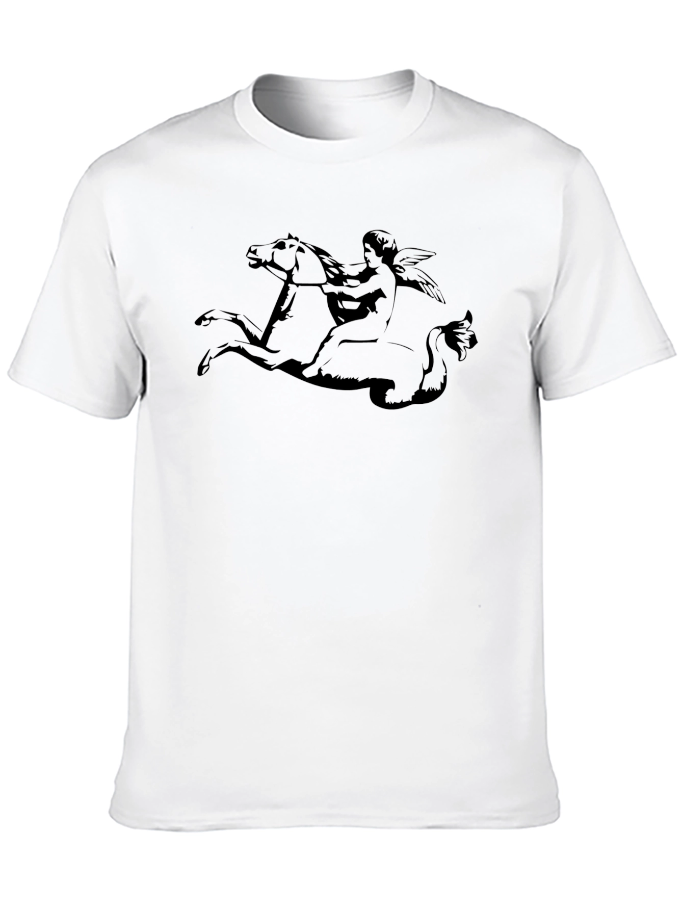 Mythical Creature Graphic Tee - Black