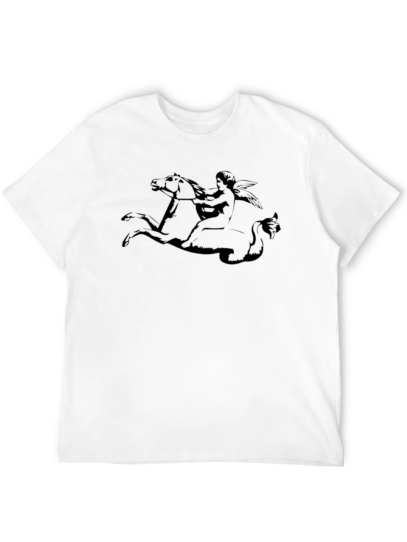 Mythical Creature Graphic Tee - Black