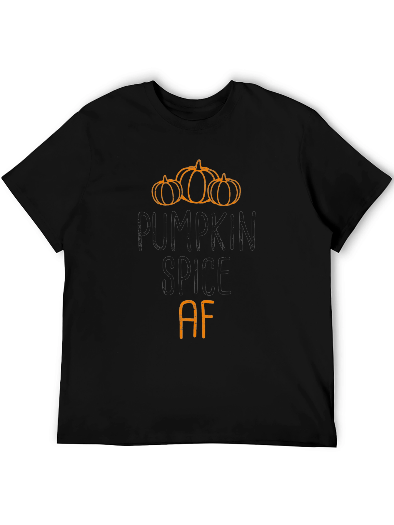 Pumpkin Spice AF Black T-Shirt