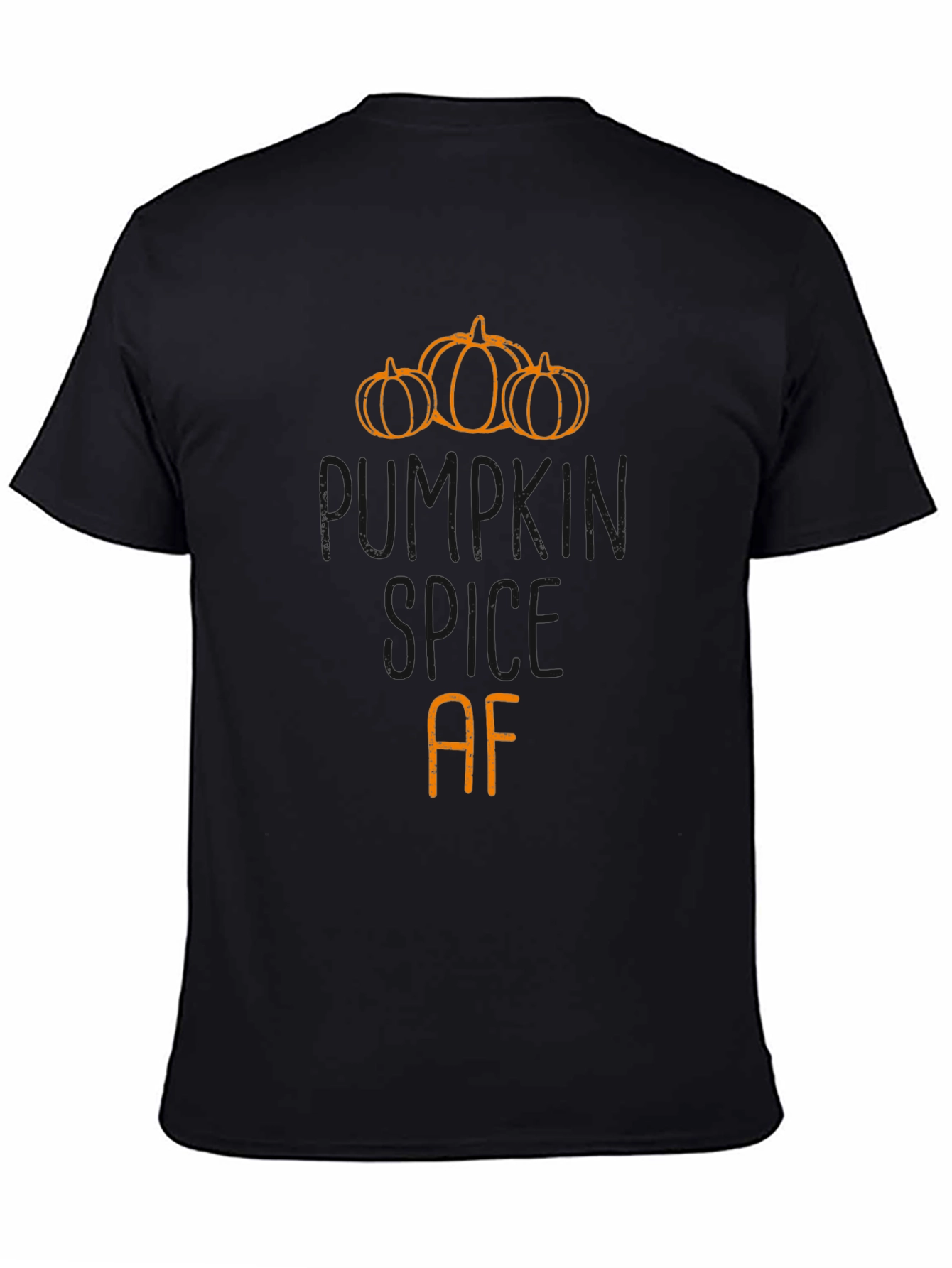 Pumpkin Spice AF Black T-Shirt