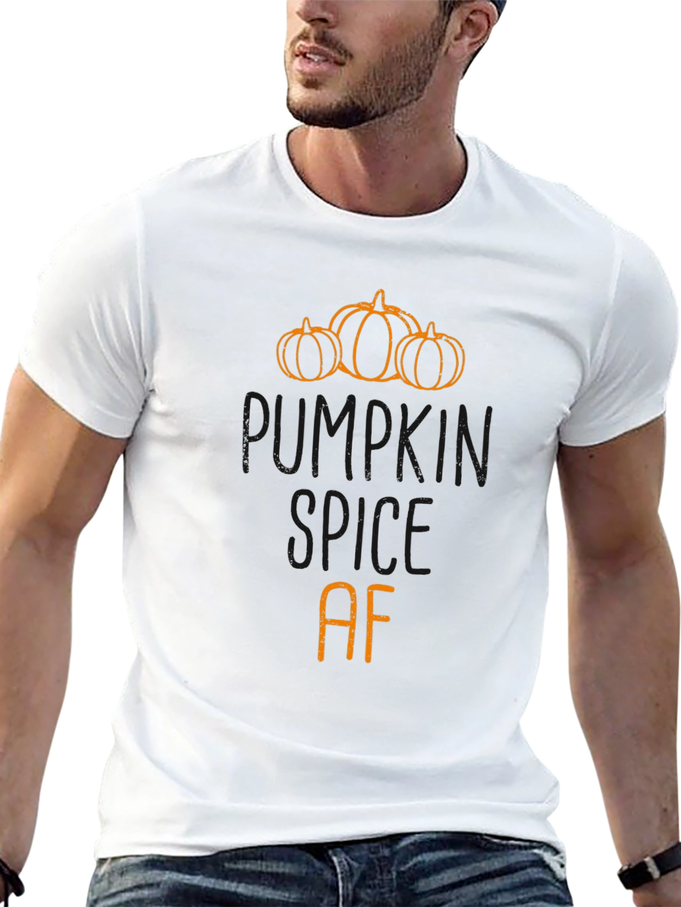 Pumpkin Spice AF Black T-Shirt