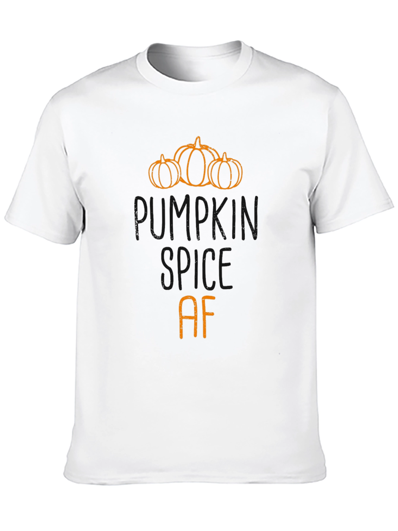 Pumpkin Spice AF Black T-Shirt
