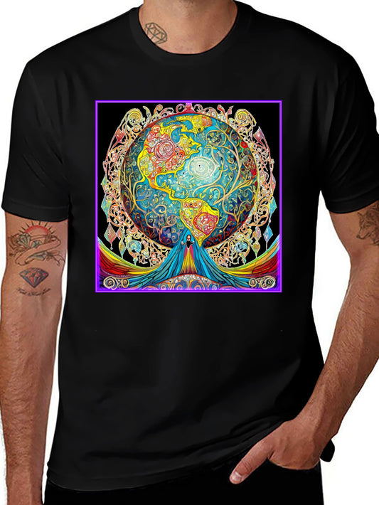 Psychedelic Earth Graphic Tee - Unisex