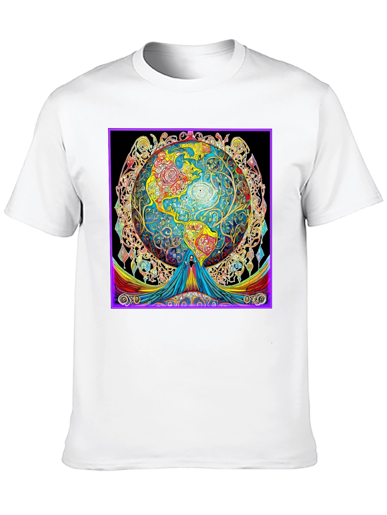 Psychedelic Earth Graphic Tee - Unisex