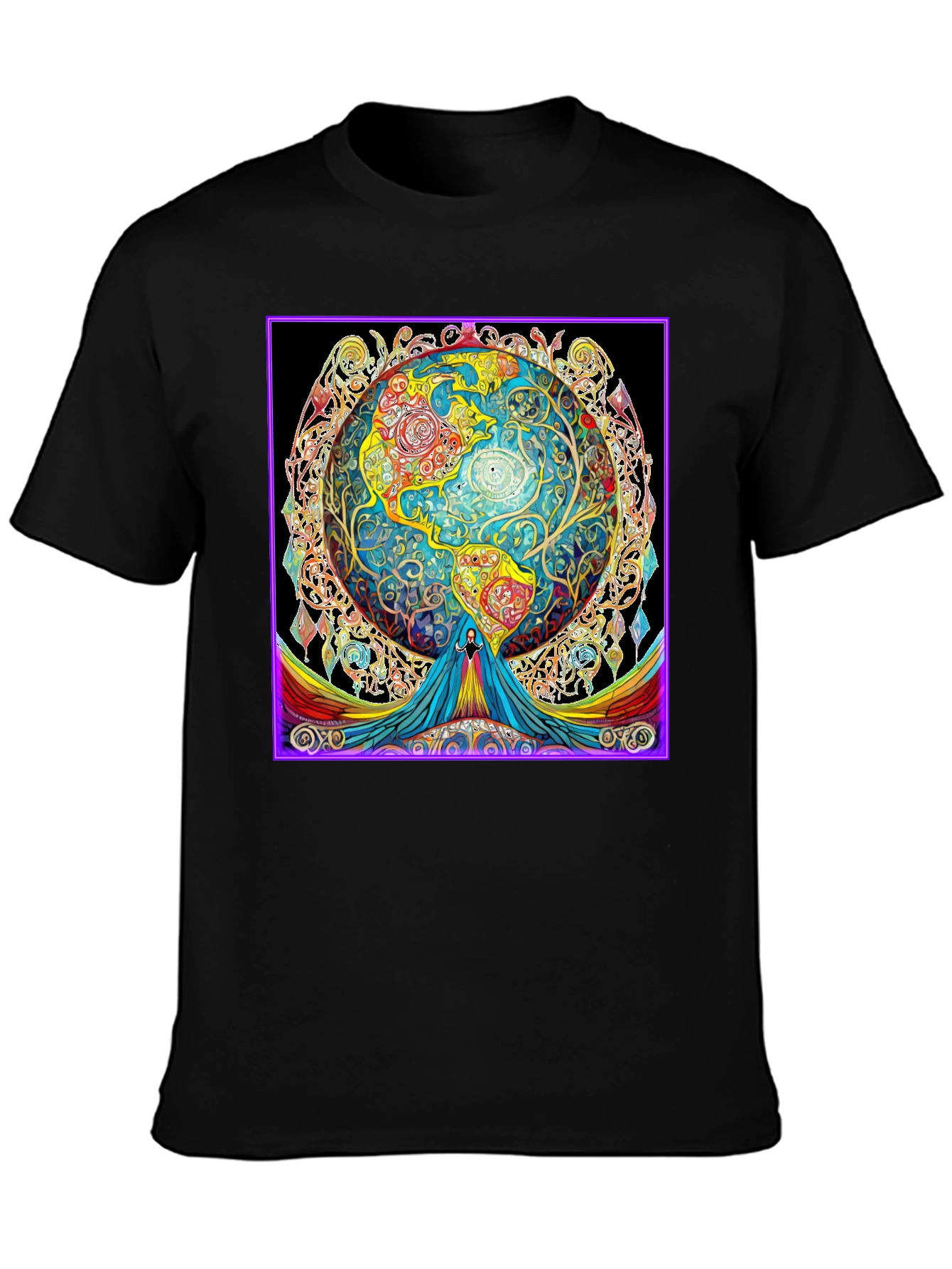 Psychedelic Earth Graphic Tee - Unisex