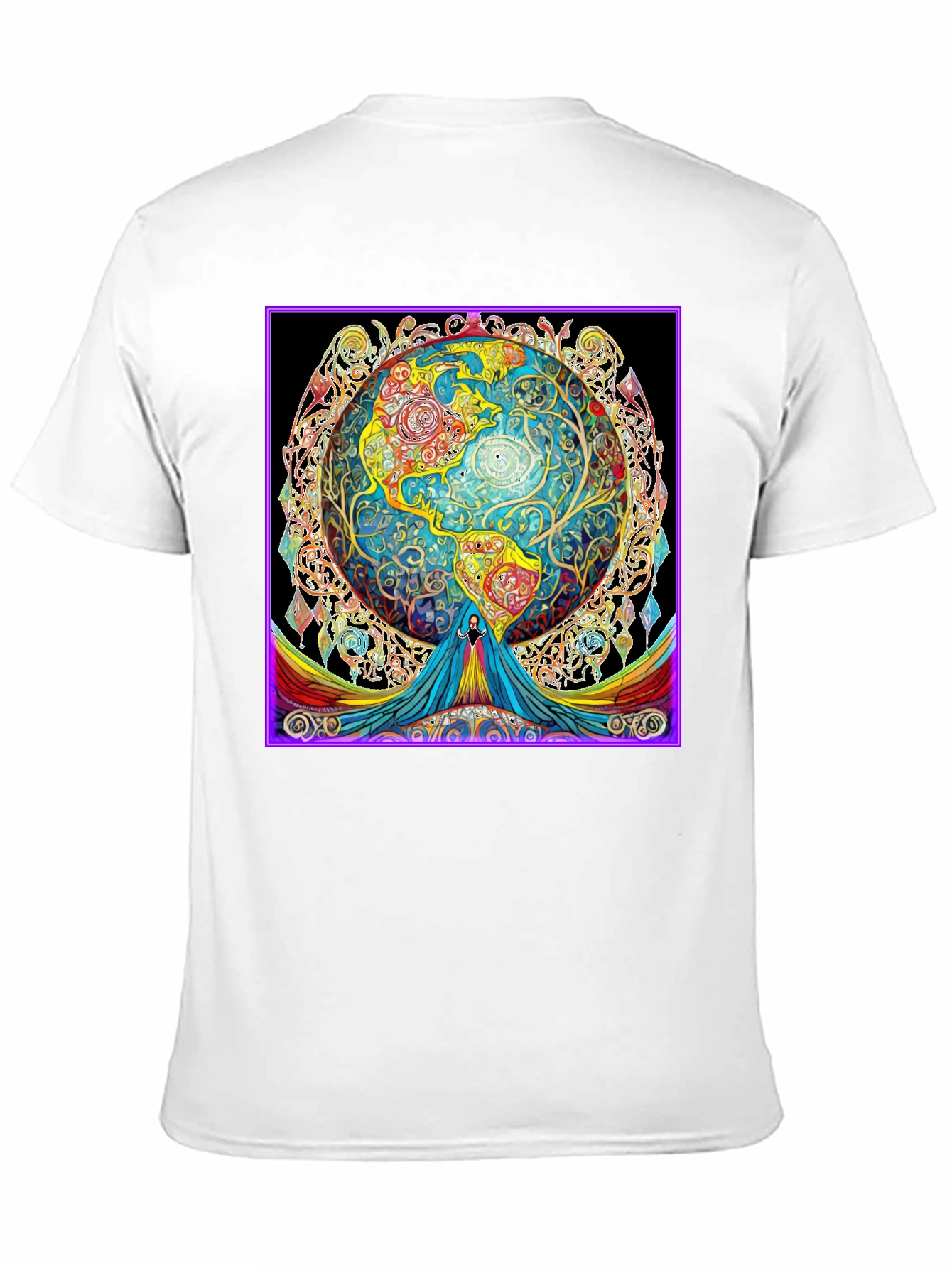 Psychedelic Earth Graphic Tee - Unisex