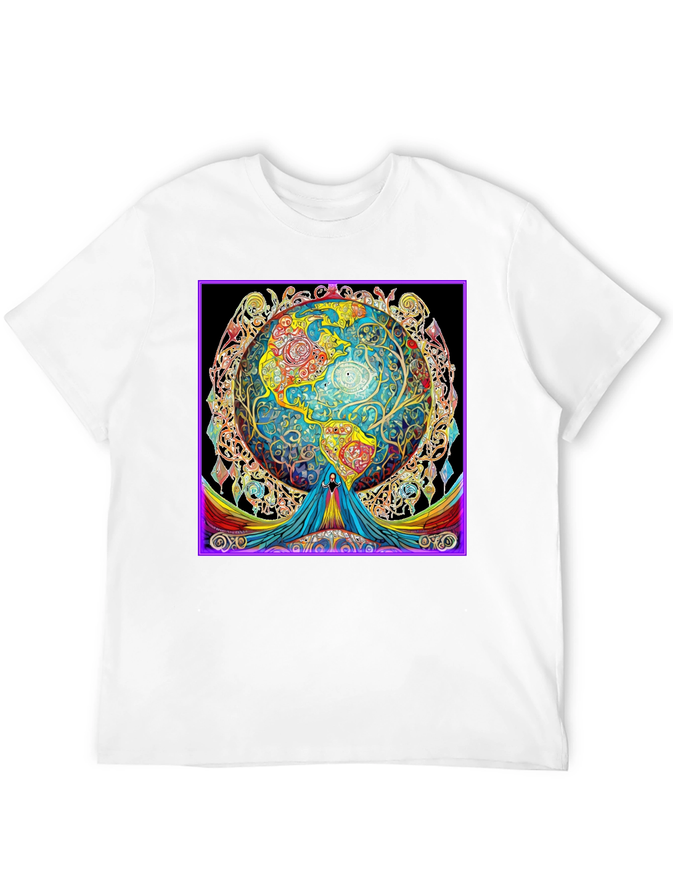 Psychedelic Earth Graphic Tee - Unisex