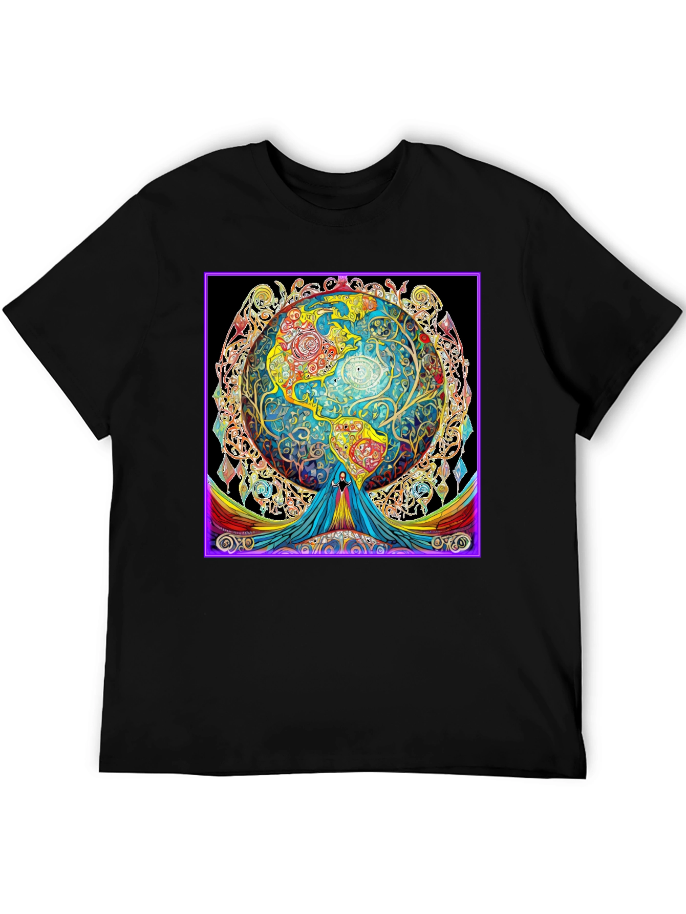 Psychedelic Earth Graphic Tee - Unisex