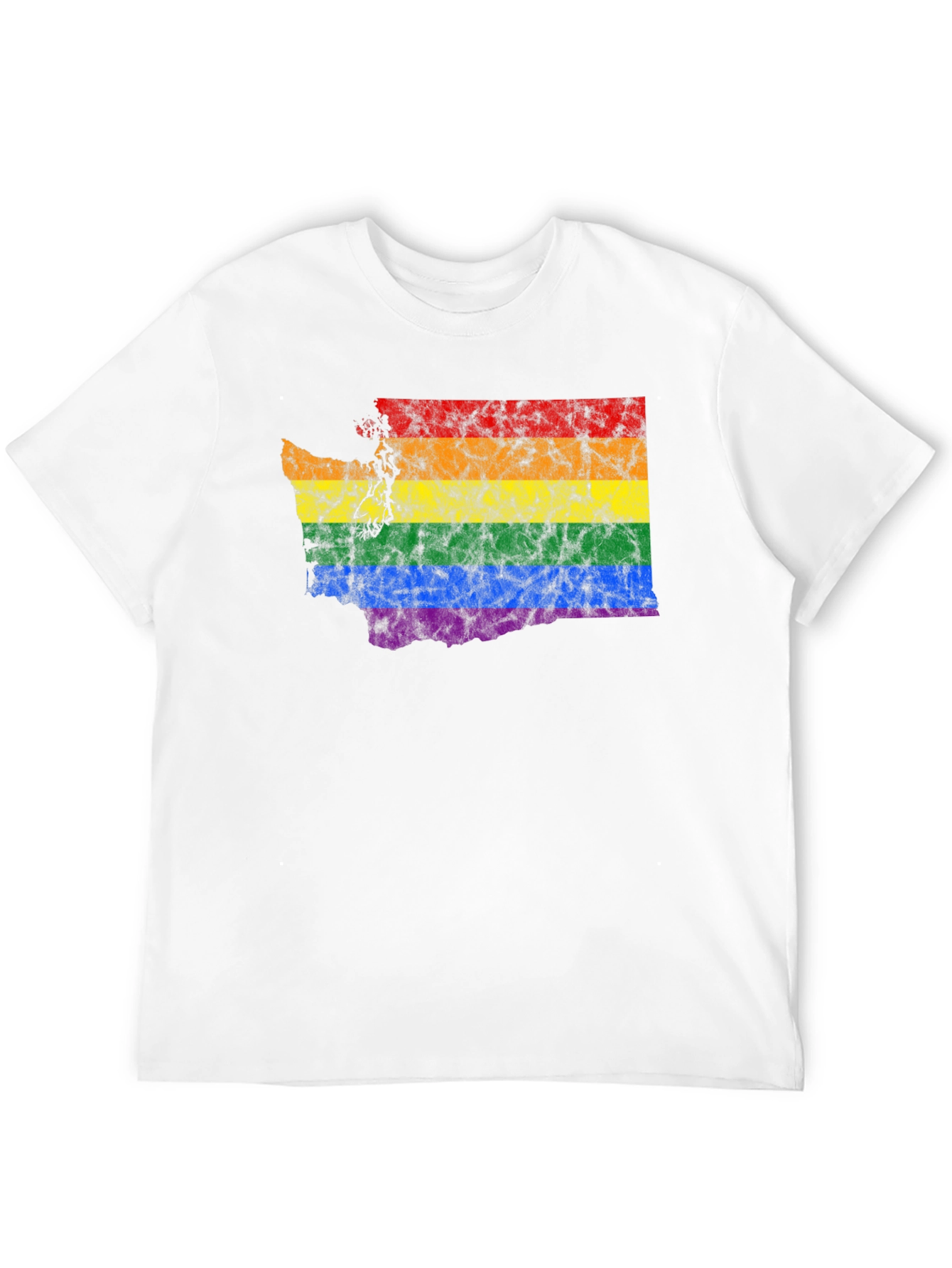 Rainbow Washington State Pride T-Shirt