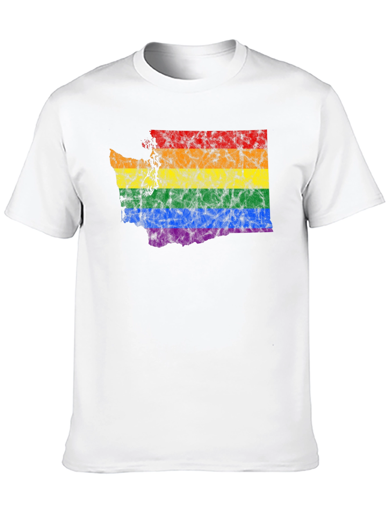 Rainbow Washington State Pride T-Shirt