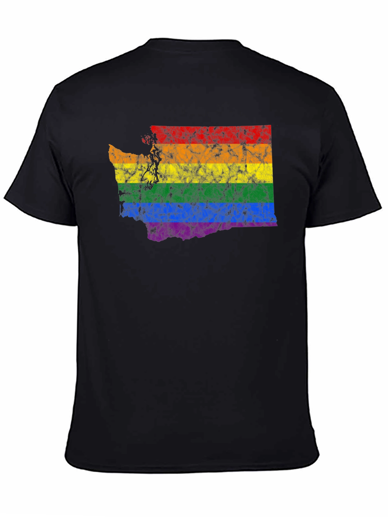 Rainbow Washington State Pride T-Shirt