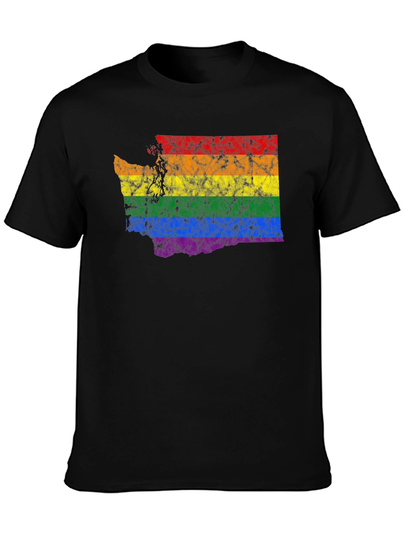 Rainbow Washington State Pride T-Shirt