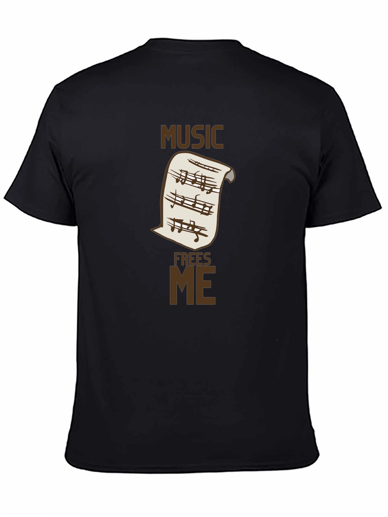 Music Frees Me T-Shirt - Music Lovers Tee