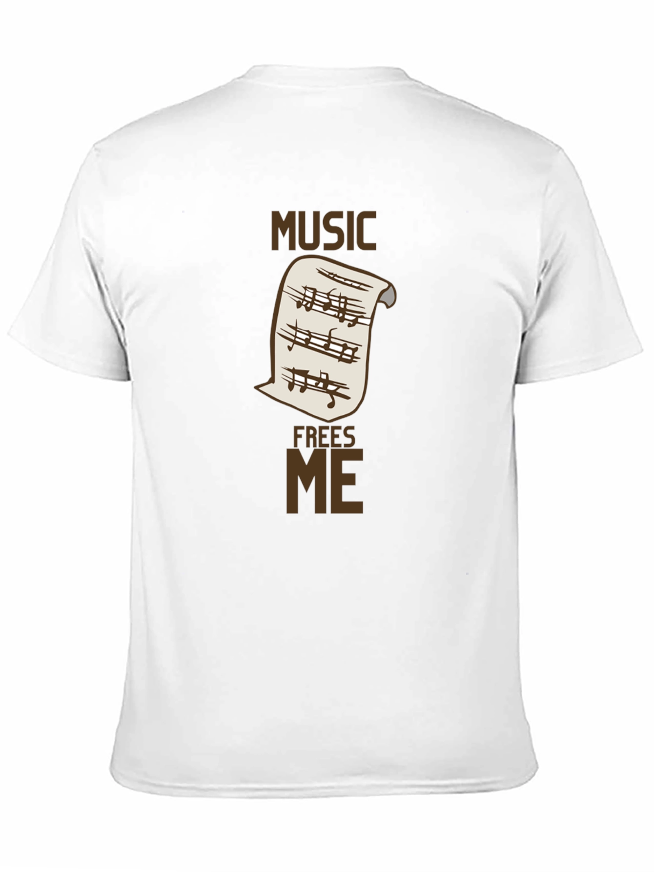 Music Frees Me T-Shirt - Music Lovers Tee