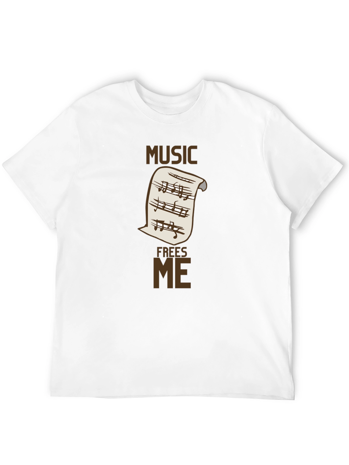 Music Frees Me T-Shirt - Music Lovers Tee