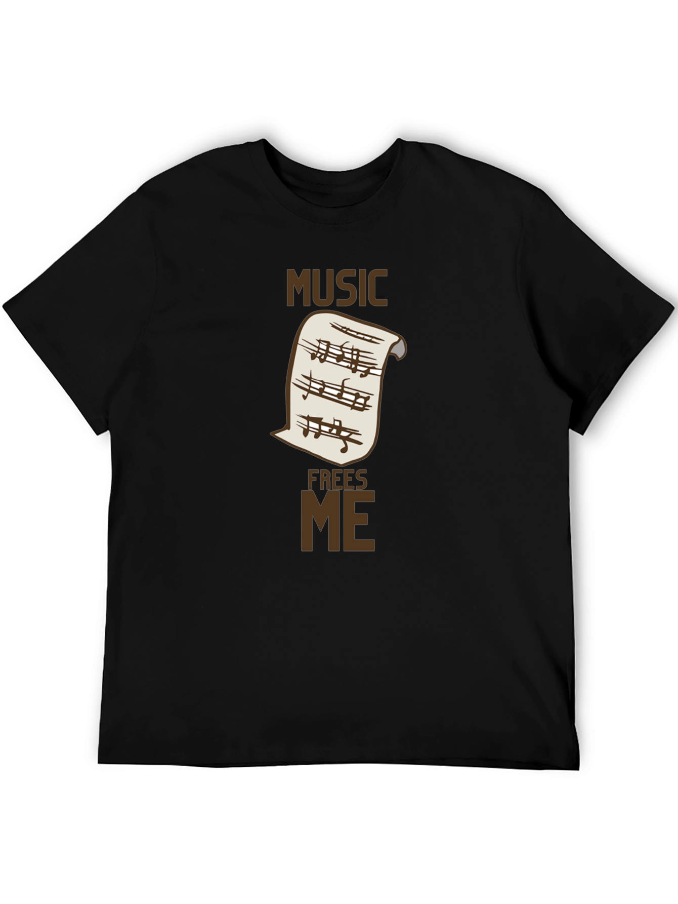 Music Frees Me T-Shirt - Music Lovers Tee