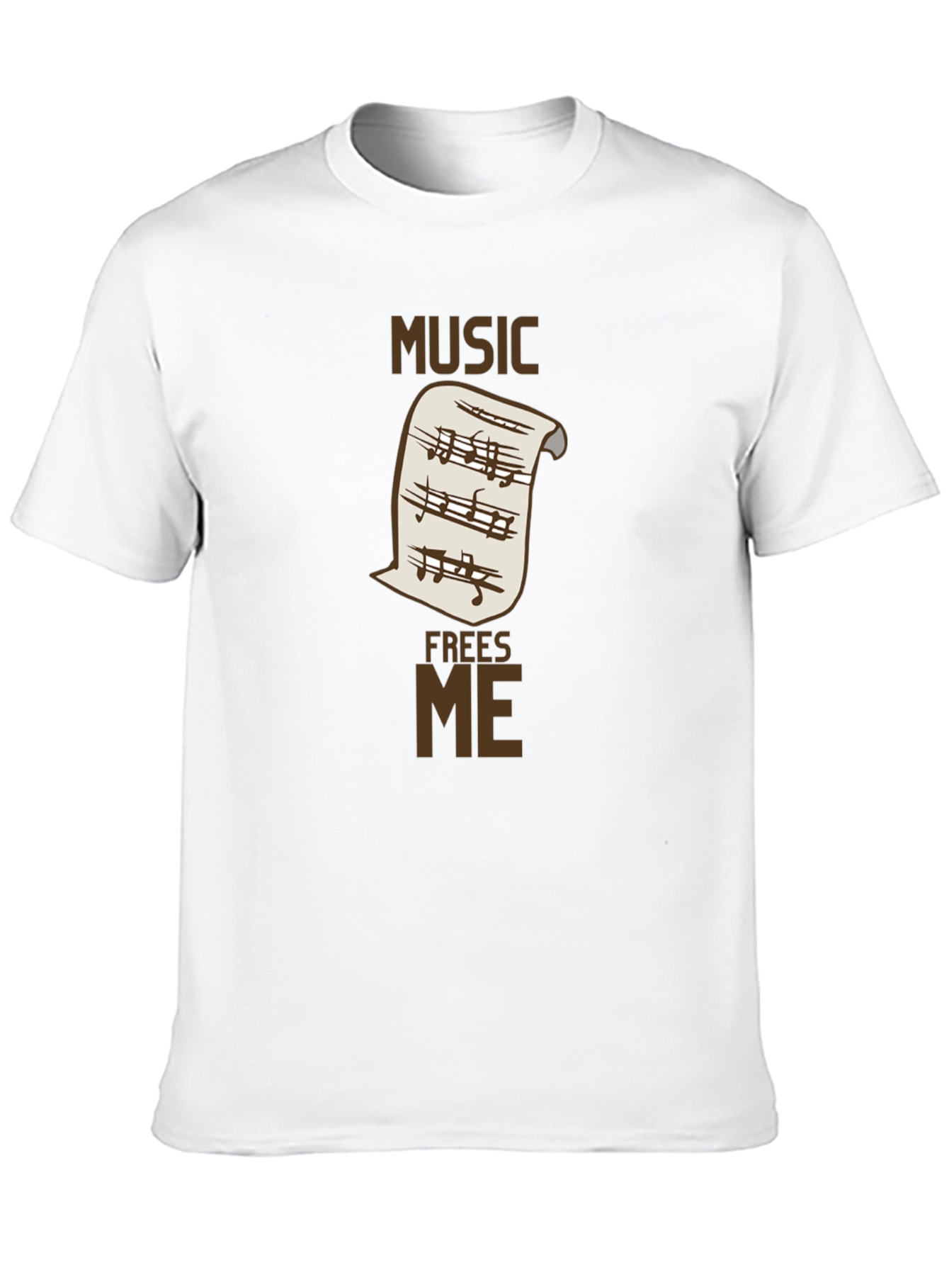 Music Frees Me T-Shirt - Music Lovers Tee